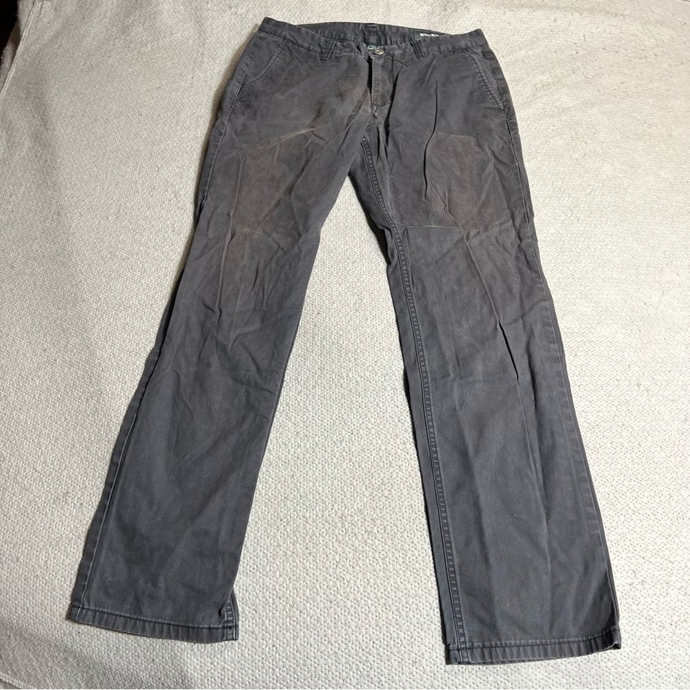 ⭐️ Bonobos Mens Slim Fit Gray Chino Pants Size 32x32 GUC